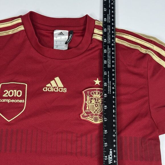 Spain 2013-2015 Home Football Shirt Adidas Soccer Jersey Espana Size S G85232 - Picture 8 of 8